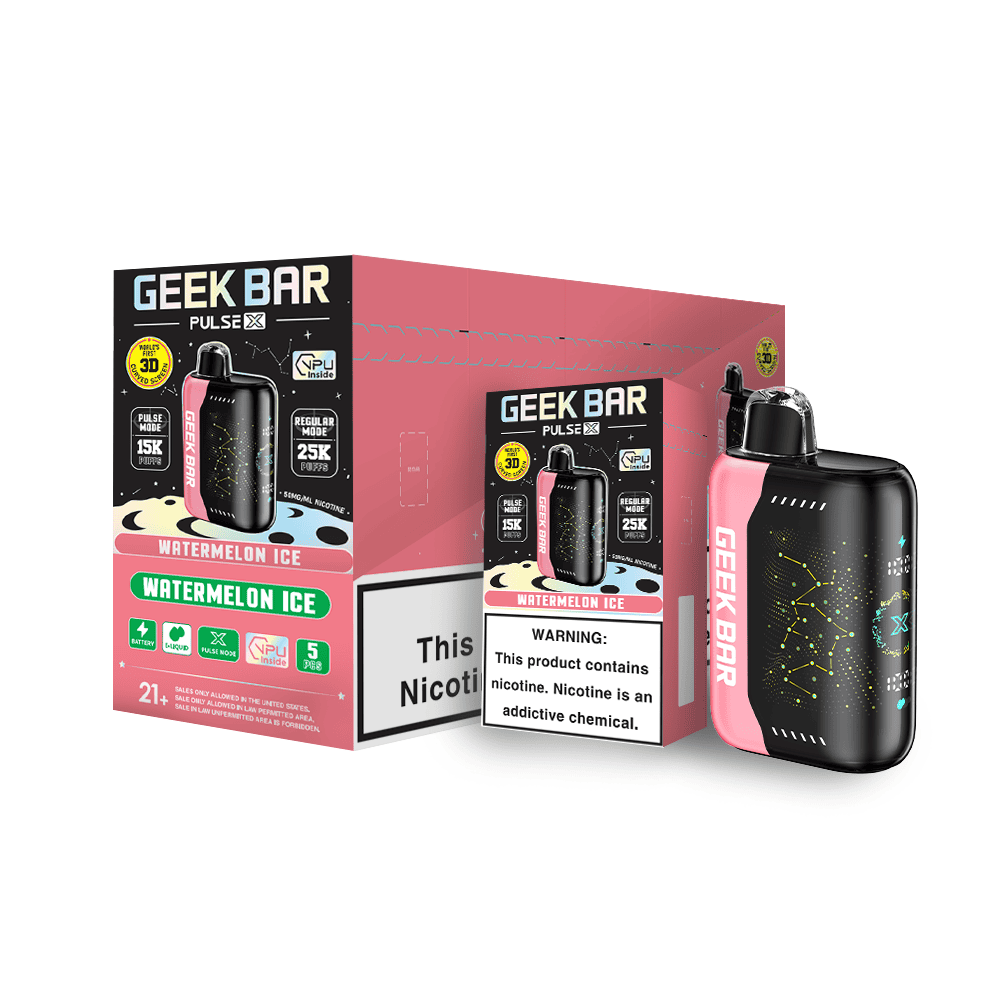 Geek Bar Pulse X 25000 Disposable Vape - Black Coral Wholesale